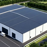 Bâtiment préfabriqué en structure métallique à grande portée pour garage, hangar, entrepôt, atelier et usine - par Brand