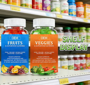 Bonbons gélifiés végétaliens au collagène, marque privée OEM/ODM, avec glutathion et biotine pour l'éclaircissement de la peau, anti-âge, santé des cheveux et des ongles - Faible MOQ - Product Image 5