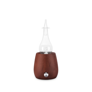 Diffuseur d'arômes en verre à grain de bois YX-KXY007, humidificateur sans brouillard alimenté par USB, 30ml, pour la maison, le bureau et la chambre à coucher - Product Image 2