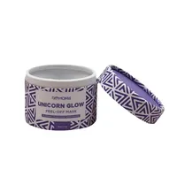 Boîte d'emballage cylindrique personnalisée de luxe, écologique, faite à la main, en carton kraft, pour cosmétiques, eye-liner, chaussettes et t-shirts