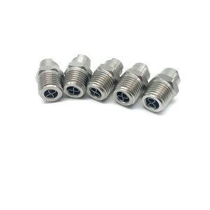 1/4'' 1/8" Lechler Stainless Steel MEG Flat Fan Nozzle High Impact Water 304SS Meg 1/4 1504 Jet Spray Nozzle - Product Image 5
