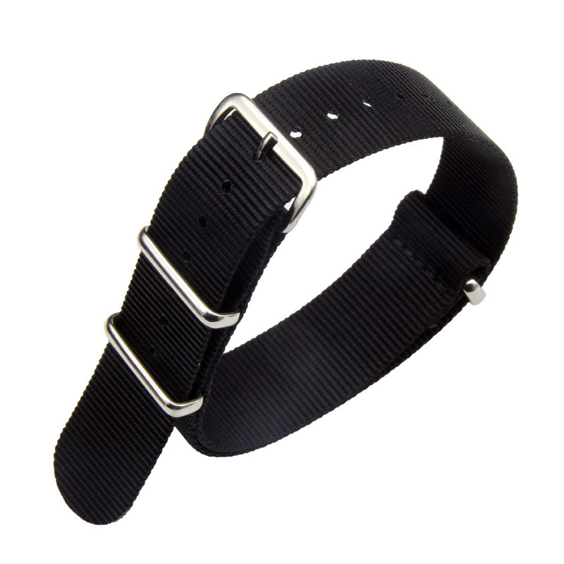 Boucle en argent noir pur F01
