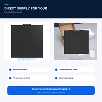 Placa de Poliurea Flexible de Acero para Impresión 3D, Superficie de Construcción de Baja Temperatura, Agarre Fuerte, Reducción de Deformación para PLA PETG