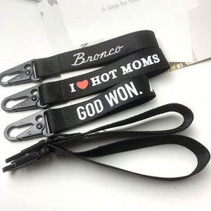 Llavero Táctico de Nylon con Mosquetón, Hebilla de Cintas, Gancho y Bucle, Soporte para Llaves, Regalos Promocionales, Cordón para Herramientas - Product Image 3