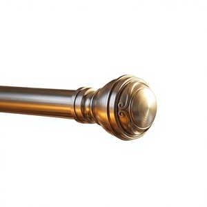 Perles décoratives métalliques de qualité supérieure à prix compétitif pour tringles à rideaux d'intérieur, sans perçage, pour le Nouvel An chinois - Product Image 1
