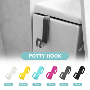 ชั้นแขวนเสื้อผ้าประตูตะขอทนทานสำหรับตู้ครัวที่นั่งกระโถนของเด็ก - Product Image 5