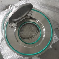 Válvula de Retención de Agua de Placa Única Tipo Wafer VEYRON con Sello Blando/Duro de EPDM/NBR/Goma Fluorada, DN40-DN300, Acero Inoxidable SS304/316