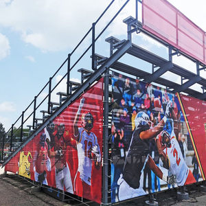 Valla resistente al agua malla banner utilizado al aire libre exhibido y sitio de construcción o vallas de campo de pelota - Product Image 2