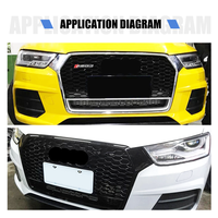 Yinhua Chine Manufacture 16 Rsq3 Grille Noir Nid D'abeille Maille 16-18 Q3 Calandre Avant De Voiture Logo Sélectionnable