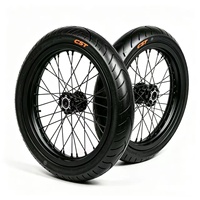 Vente en gros usine : Jeu de roues Supermoto 17 pouces pour Sur-Ron Light Bee LBX Talaria MX3 MX4 X3, pneus routiers 70/90-17 90/80-17, personnalisé