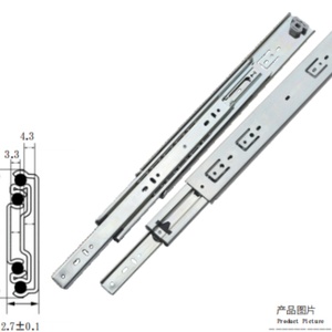 1.5*1.5*1.5มม. 68กก. ลิ้นชักล็อคตู้ลิ้นชักสไลด์รับน้ำหนัก - Product Image 2