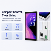 Panneau de contrôle intelligent pour la maison, passerelle Zigbee WiFi HomeKit Matter, panneau LED intelligent, commande par application Android/iOS, interrupteur pour hôtel et domicile