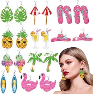 Pendientes <span class=keywords><strong>de</strong></span> pintura <span class=keywords><strong>de</strong></span> <span class=keywords><strong>diamantes</strong></span>, joyería, Kit <span class=keywords><strong>de</strong></span> pendientes <span class=keywords><strong>de</strong></span> Arte <span class=keywords><strong>de</strong></span> <span class=keywords><strong>diamantes</strong></span> <span class=keywords><strong>para</strong></span> <span class=keywords><strong>hacer</strong></span> joyas, Kit <span class=keywords><strong>de</strong></span> fabricación <span class=keywords><strong>de</strong></span> pendientes 5D DIY - Product Image 1