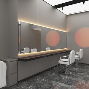 Espejo de Pared de Vidrio LED Moderno para Salones de Belleza, Barberías, Baños, Muebles Comerciales - Product Image 5