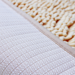 Wholesale Chenille <strong>Square</strong> <strong>Bath</strong> Carpet Home Use Floor <strong>Mat</strong> 1.5mm Thick Anti-Slip Dots Backing Modern Simplicity Solid Color - Product Image 3