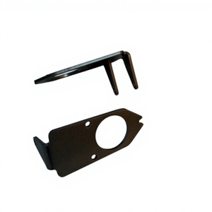 Piezas de Torneado CNC de Precisión de 5 Ejes Personalizadas, Articulación de Brazo Robótico, Enlace Curvo, Soporte de Aluminio, Montaje Anodizado en Negro - Product Image 4