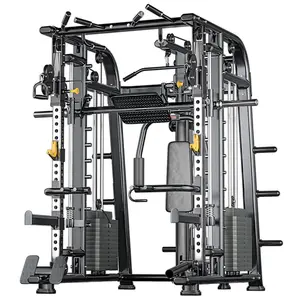 Estrutura de treinamento grande conjunto comercial multifuncional equipamento de fitness doméstico Smith Machine