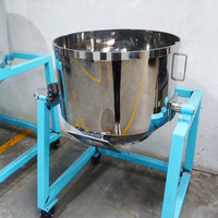 Réservoir de stockage de poudre en acier inoxydable industriel OEM personnalisé 304 316l à fond conique mobile, trémie carrée, fabrication de tôles