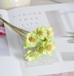 Activelove Arreglo de Campanillas Plateadas Hecho a Mano, Tallo de <span class=keywords><strong>Flores</strong></span> <span class=keywords><strong>Secas</strong></span> Pequeñas, Virutas de Madera Blanqueadas, para Graduación, Boda, Año Nuevo - Product Image 6