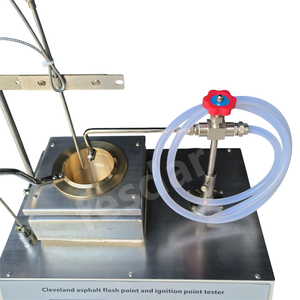 Appareil de test de point d'allumage et de point de fusion de l'asphalte en laboratoire, type Cleveland, à coupelle ouverte, pour le test du <span class=keywords><strong>bitume</strong></span> - Product Image 2