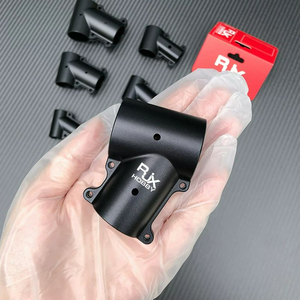 RJX Hobby RJX 20/25 to 30/40mm Angled T-Type Aluminum Alloy Tube <b>Clamp</b> Connector Black for Drone Landing Gear - Product Image 4