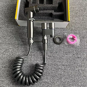 Toilet Bidet Sprayer <strong>Shattaf</strong> Telephone Line <strong>Wall</strong> <strong>Mounted</strong> for Bathroom Tap - Product Image 5