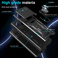 Funda Protectora para Xiaomi 15/15 Pro/15 Ultra, Diseño Antigolpes con Anillo de Soporte y Ventana Deslizante para la Lente