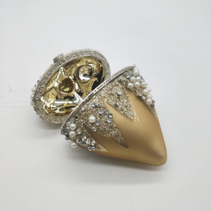 Blown Openable Filling Christmas Tree <strong>Glass</strong> <strong>Love</strong> Heart Shaped Ornaments Ball Gold Bauble for Xmas Hanging Decor - Product Image 4