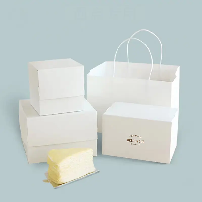 Rollo de cajas para Tartas, venta al por mayor, Mini papel suizo, portátil, para fiestas de cumpleaños, magdalenas, tartas de boda, cartón de Corea