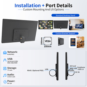 Nuevo Soporte de Pared para Pantalla Táctil LCD de 14'', 10.1'', 18.5'', 21.5'' y 32 Pulgadas, con Opción de POE, Señalización Digital Publicitaria Android para Interiores WF - Product Image 3