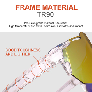แว่นตากันแดดสำหรับผู้ชายผู้หญิงแว่นตากีฬาโฟโตโครมิคแบบไม่มีขอบ TR90 - Product Image 6