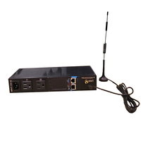 PDU Inteligente con SIM 4G, 125V-240V, 2 Tomas, 10A, Gestión Remota, Reinicio, Control de Temporización, PDU de Rack con Medición, Alerta por Correo Electrónico SNMP SMTP