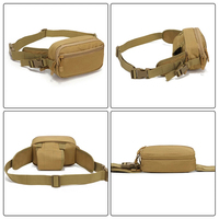 Sac banane tactique AYPPRO EDC, sac de taille étanche, faible MOQ, logo personnalisé, sac utilitaire pour la randonnée et la course en extérieur, directement de l'usine