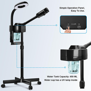 เครื่องพ่นไอน้ำร้อน 2 in 1 พร้อมแว่นขยาย สำหรับดูแลผิวหน้า ใช้ได้ทั้งที่บ้านและร้านเสริมสวย ช่วยฟื้นฟูผิว - Product Image 5