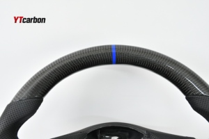 Volant <span class=keywords><strong>de</strong></span> <span class=keywords><strong>direction</strong></span> en fibre <span class=keywords><strong>de</strong></span> carbone véritable personnalisé YTcarbon pour Sportage <span class=keywords><strong>Niro</strong></span> GT, accessoires <span class=keywords><strong>de</strong></span> <span class=keywords><strong>voiture</strong></span> <span class=keywords><strong>de</strong></span> performance - Product Image 3