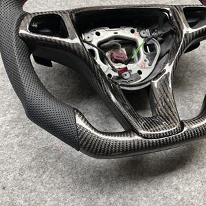 Volant en cuir perforé personnalisé, finition mate/brillante, en fibre de carbone, CCexcellent, pour <span class=keywords><strong>Mercedes</strong></span>-Benz Vito, ajustement parfait à 100% - Product Image 2