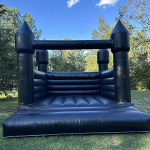 Casa di rimbalzo nera gonfiabile per il noleggio di affari commerciali buttafuori di nozze <span class=keywords><strong>nero</strong></span> casa di rimbalzo - Product Image 1
