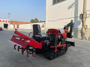 Traktor Mini Pertanian Tipe Crawler Penggerak Rotary Tiller Bertenaga Diesel 25HP 35HP - Product Image 6