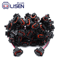 1928403966 3 Female Kompakt 1.1a Konektor Steker Injektor Diesel Clutch Rail Dengan Pigtail untuk Bosh