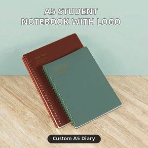 Cuaderno Estudiantil BOYI A5 de Alta Calidad, Diseño de Logotipo Personalizado, Diario con Cubierta de PP Económica, Encuadernación en Espiral, Modelo F-12005 - Product Image 2