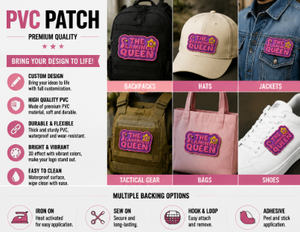 Patch in PVC 3D Morbido Personalizzato per Fitness, Dimensioni Personalizzabili con il Tuo Logo per Abbigliamento, Borse, Attrezzature Outdoor, Zaini - Product Image 2