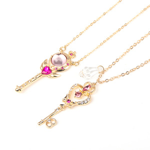 Bijoux fantaisie, pendentif <span class=keywords><strong>baguette</strong></span> magique mignon, collier SAKURA Card Captor <span class=keywords><strong>Sailor</strong></span> <span class=keywords><strong>Moon</strong></span> pour filles, breloques - Product Image 3