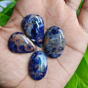 Lote de Cabujones de Jaspe Sodalita Azul, 116CT, Gemas Sueltas para Joyería, Exportador y Fabricante OEM de India - Product Image 6