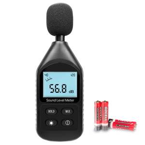 Sonmètre portable, mesureur <span class=keywords><strong>de</strong></span> niveau sonore, <span class=keywords><strong>lecteur</strong></span> <span class=keywords><strong>de</strong></span> niveau sonore portable, plage <span class=keywords><strong>de</strong></span> mesure 30-130 dB, écran LCD rétroéclairé pour la maison - Product Image 2