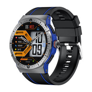 Montre connectée pour homme HK52, appels Bluetooth, podomètre, moniteur de fréquence cardiaque, moniteur de tension artérielle, suivi du sommeil, boussole, étanche IP67 - Product Image 2