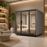 Cabine de repos acoustique commerciale pour bureau, cabine de sommeil privée, cabine de sieste modulaire pour lieu de travail, hôtel, salon