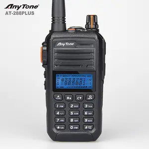 Anytone AT-288 artı uzun mesafe walkie talkie VHF 136-174Mhz 2 yönlü radyo CTCSS ve DCS encode ve decode ile