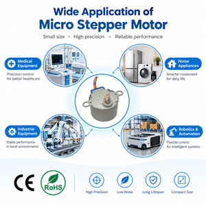 28BYJ48 PM Schrittmotor 2-Phasen 4-Draht 12V Getriebemotor für Klimaanlagen-Schwenkmechanismen & Smart Home - Product Image 3