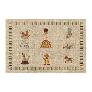 Alfombra de Entrada de Terciopelo Belga con Diseño de Puntos Rectangulares Antideslizante para la Puerta de la Casa - Product Image 5