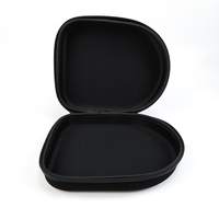 Sac de rangement en EVA noir imperméable pour écouteurs, étui de transport portable pour casques et câbles de données, boîte rigide – Vente en gros